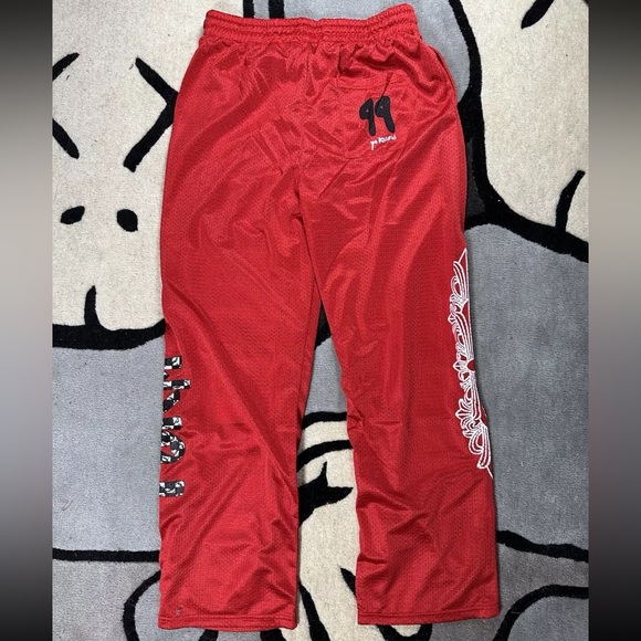 COPY - Chrome Hearts Mesh Red Form Jersey Set (Size M) - Picture 5 of 9